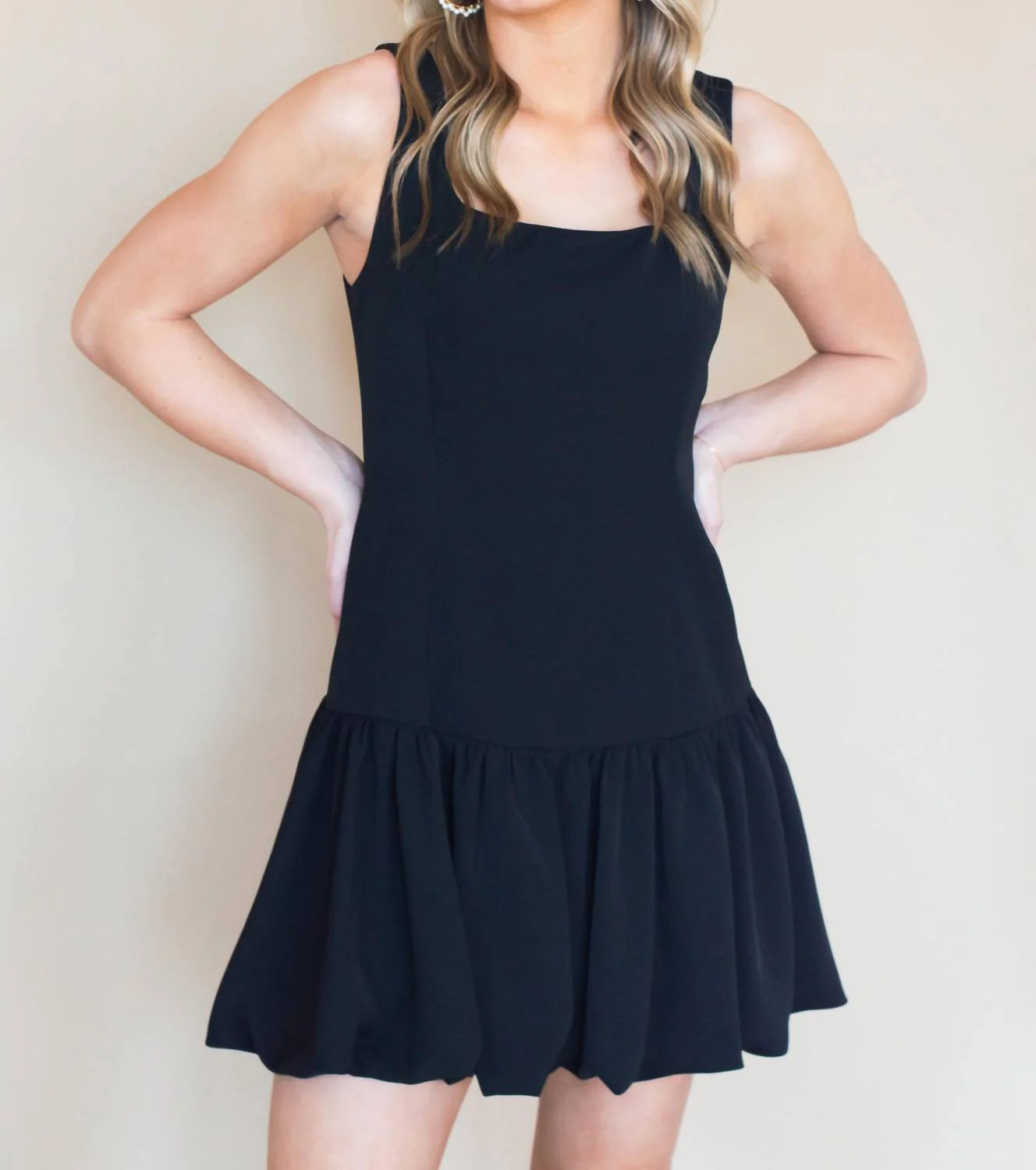 Little Bubbly Noir Dress In Black | Shop Simon