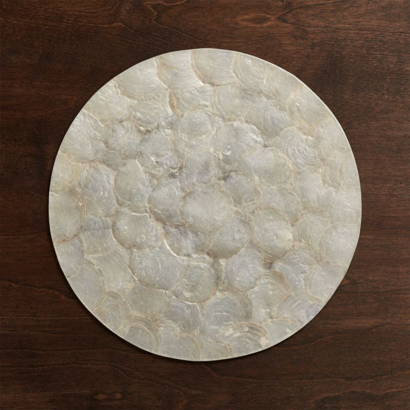 Capiz Reversible Placemat + Reviews | Crate and Barrel | Crate & Barrel