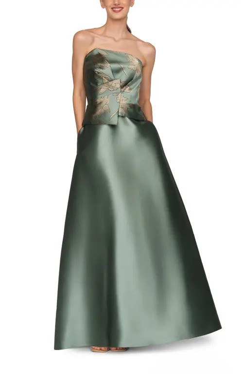Kay Unger Sheryl Strapless in Iceberg at Nordstrom, Size 0 | Nordstrom