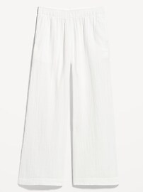 High-Waisted Crinkle Gauze Wide-Leg Pants | Old Navy (US)
