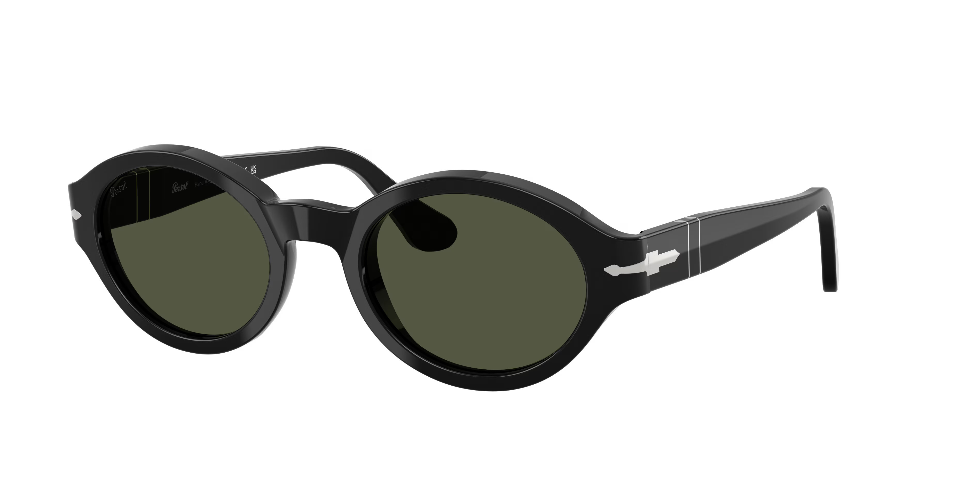 Persol Frau Sunglass PO3378S - Loris - Rahmenfarbe: Schwarz, Linsenfarbe: Grün | Sunglass Hut EU