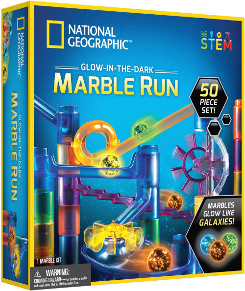National Geographic Glow-in-the-Dark Marble Run 50 piece | Barnes & Noble