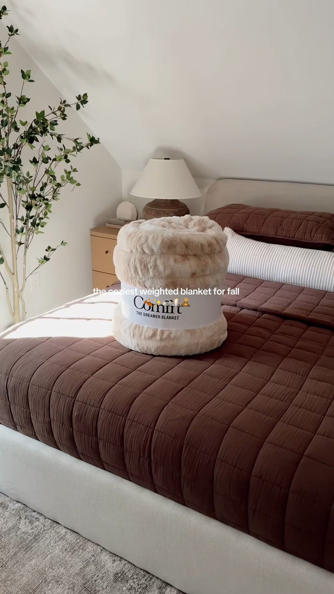 weighted blanket that’s so soft & cozy! 


comfrt blanket, dreamer blanket, cozy weighted blanket, bedding