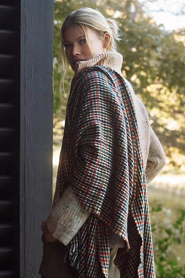 Houndstooth Scarf | Anthropologie (US)