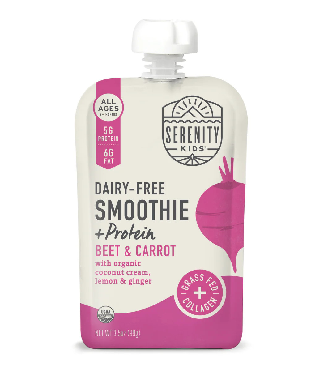 Beet & Carrot Dairy-Free Smoothie + Protein // Serenity Kids® | Serenity Kids
