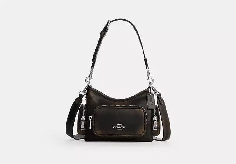 Laurel Shoulder Bag 22 With Pockets In Loved Leather | Coach (US)