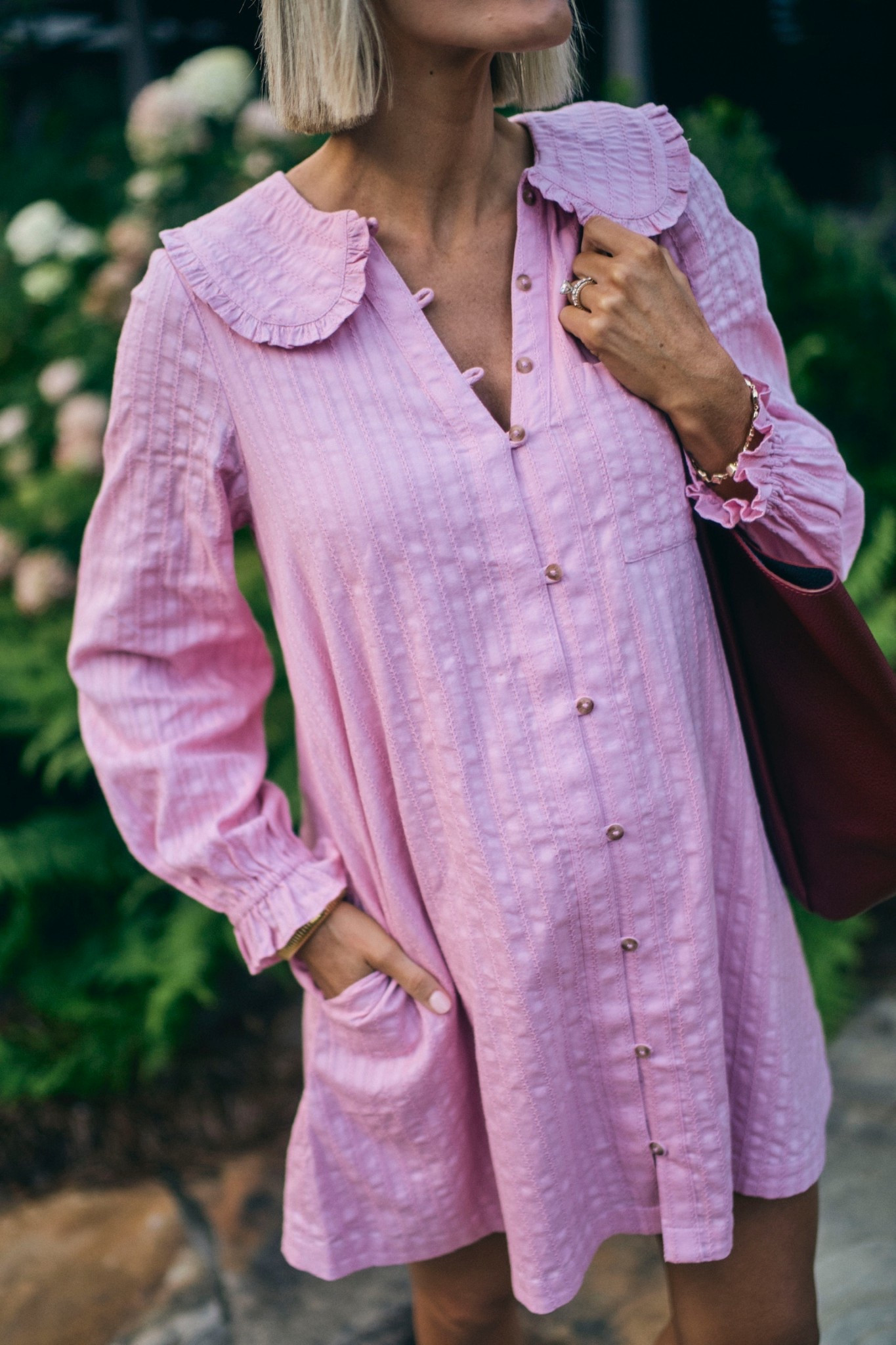 One of my favorite dresses from my collaboration with Anthropologie! I am wearing a size small! I love the collar detail - it’s perfect for any fall activity this season. I sized up to a small for the bump! 

Loverly Grey, Loverly Grey x Anthropologie, Kiera mini dress

#LTKStyleTip #LTKSeasonal