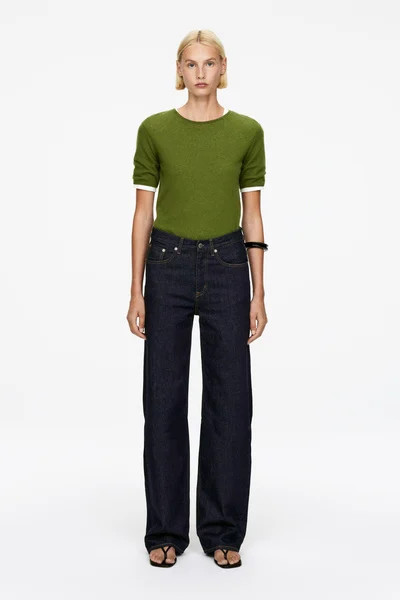 CORAL Wide Jeans – Dark Blue – Women – ARKET EU | Arket EU