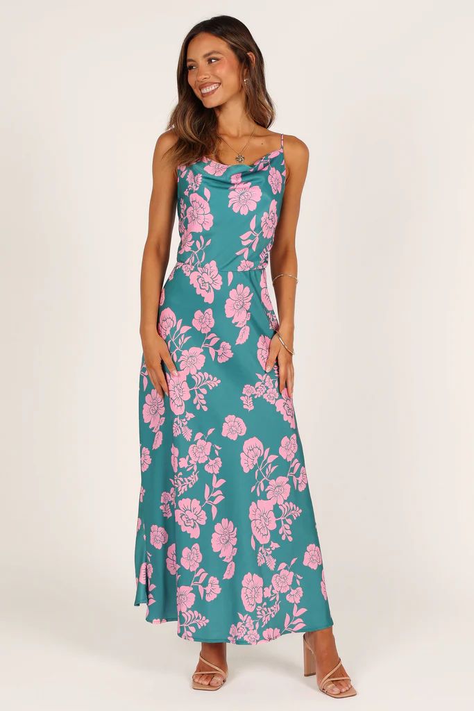 Amalthea Maxi Dress - Green Floral | Petal & Pup (US)