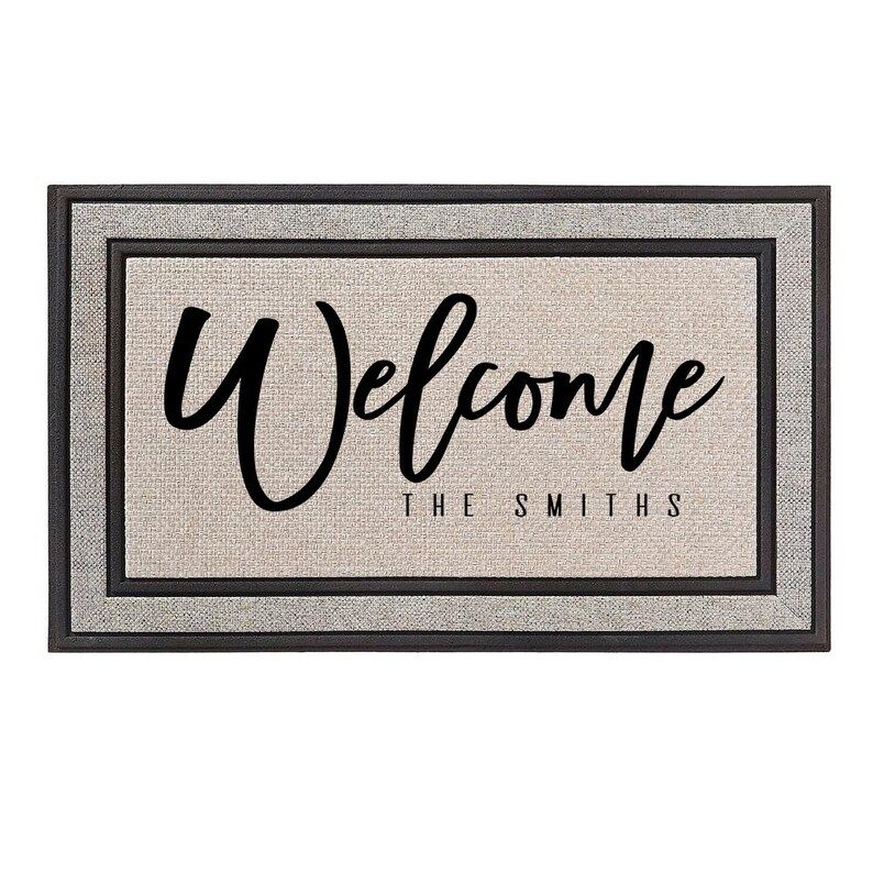 Personalized Welcome Doormat  18 In. X 30 In. | Etsy | Etsy (US)