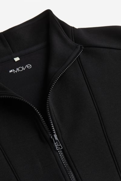 DryMove™ Half-zip Sweatshirt - Gray melange - Men | H&M US | H&M (US + CA)