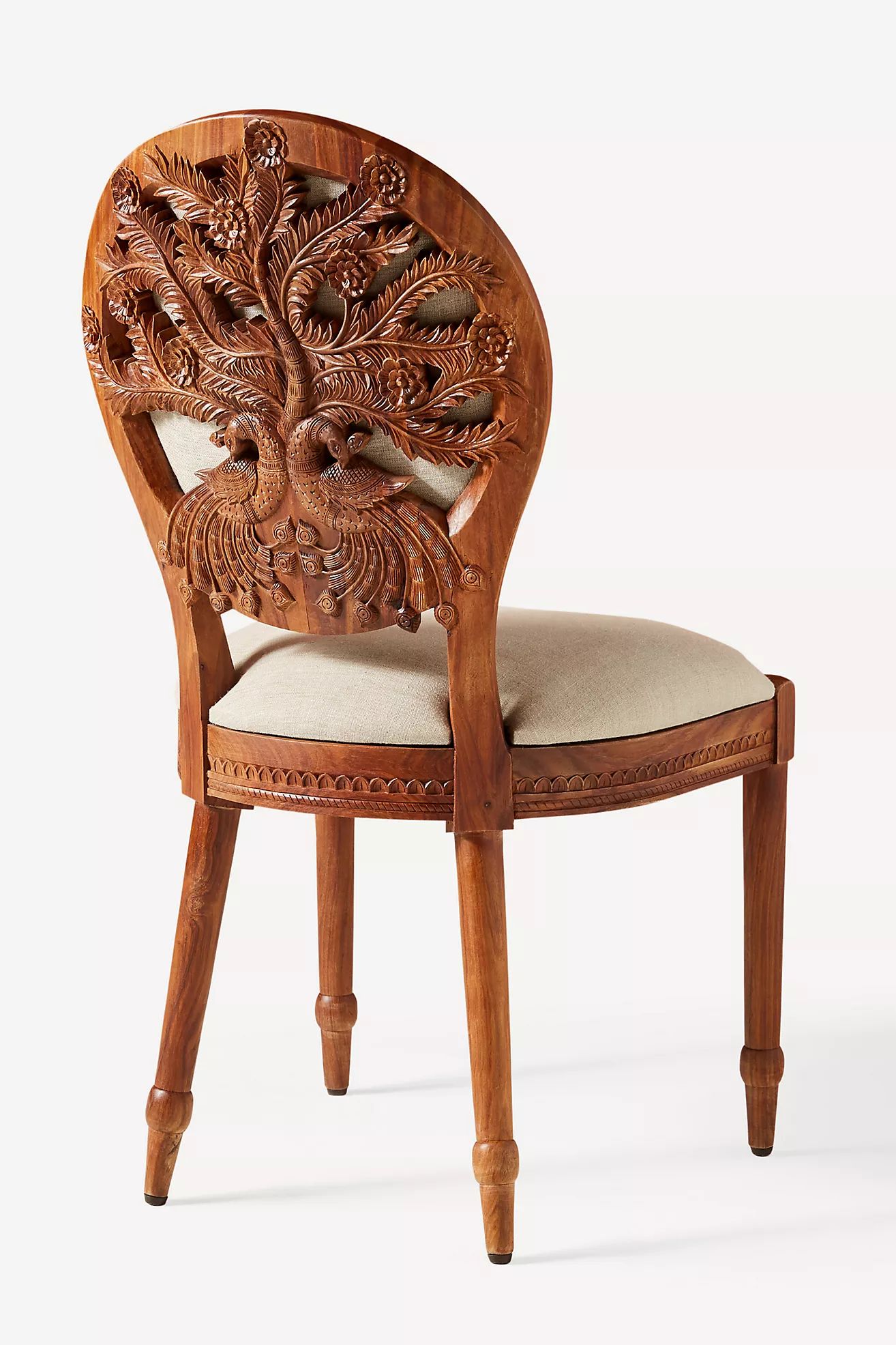 Handcarved Peacock Dining Chair | Anthropologie (US)