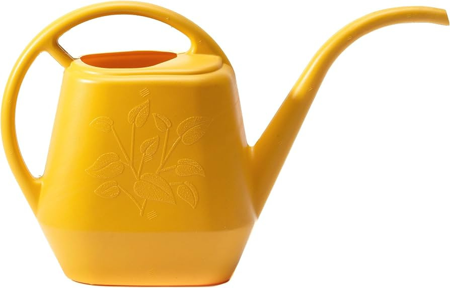 Bloem Aqua Rite Watering Can: 56 Oz - Earthy Yellow - Large Capacity, Extra Long Spout, Durable P... | Amazon (US)