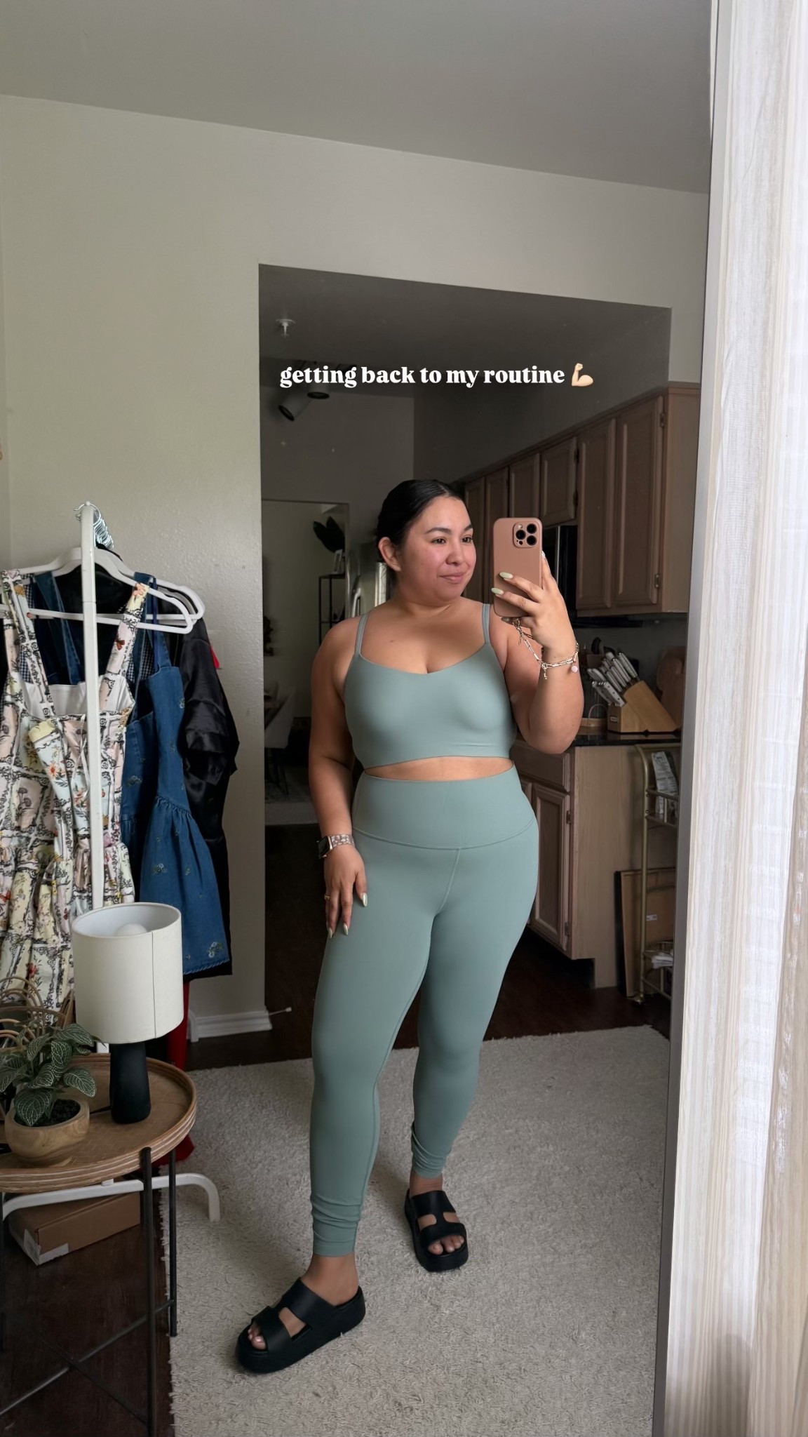Sage green workout set 💚✨ set is under $50!

#LTKMidsize #LTKFindsUnder50 #LTKSaleAlert
