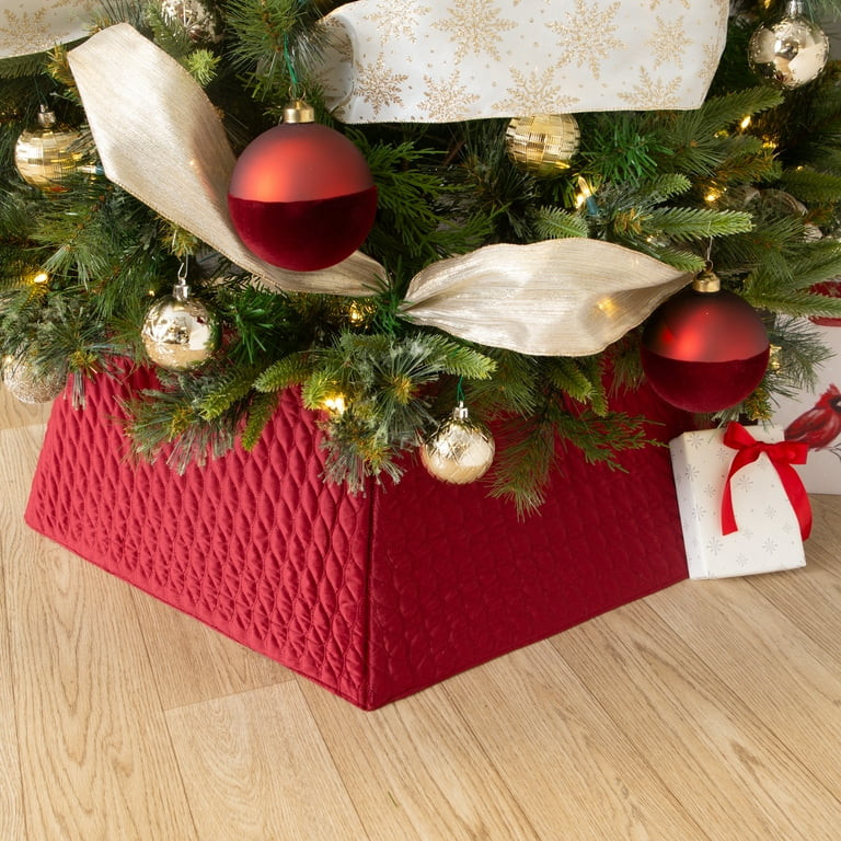 My Texas House Tree Stand Collar, Red, Polyester, 11" - Walmart.com | Walmart (US)