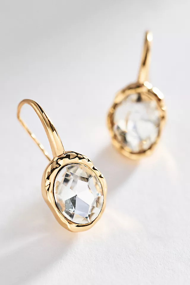 Faceted Crystal Drop Earrings | Anthropologie (US)