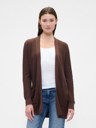 Relaxed Shaker-Stitch Open-Front Cardigan | Gap Factory | Gap Factory