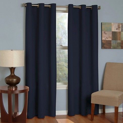 Eclipse Thermaback Microfiber Grommet Blackout Curtain Panel | Target
