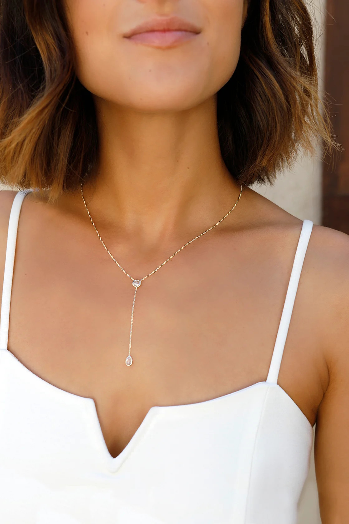 Wishing on a Star Sterling Silver Drop Necklace | Lulus (US)