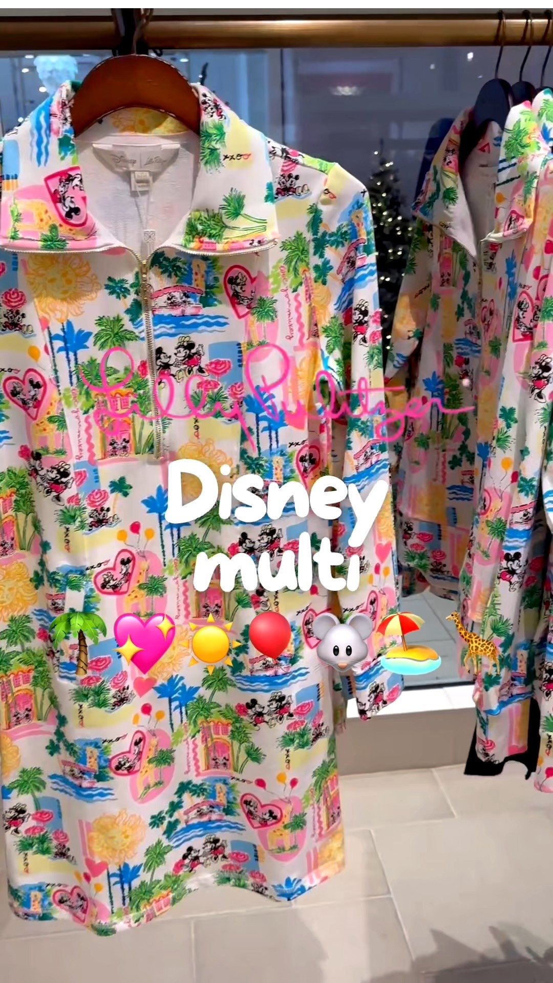 Lilly Pulitzer Disney multi print available in popover, shorts, and long sleeve popover dress in light weight material. Ended up with the Eleni Dress which reminds me of a skipper popover & sized down to medium #disneystyle #lillypulitzer #disneyoutfits #disneymerch #disneyparks

#LTKHoliday #LTKMidsize #LTKGiftGuide