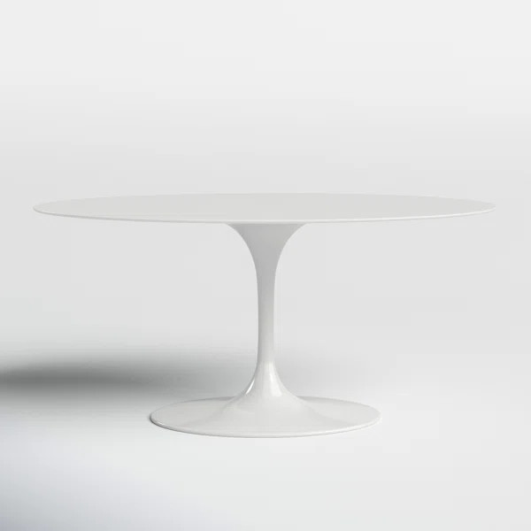 Florian Oval Metal Base Dining Table | Wayfair North America