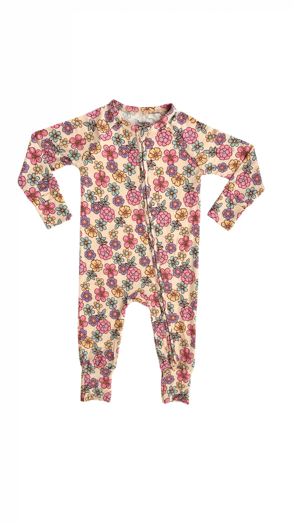 London Floral Zipper Romper | In My Jammers