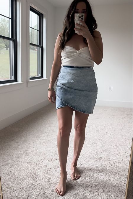 Summer outfit
Tube top 
Amazon outfit
Tulip skirt
Denim skirt


#LTKU #LTKStyleTip #LTKHome