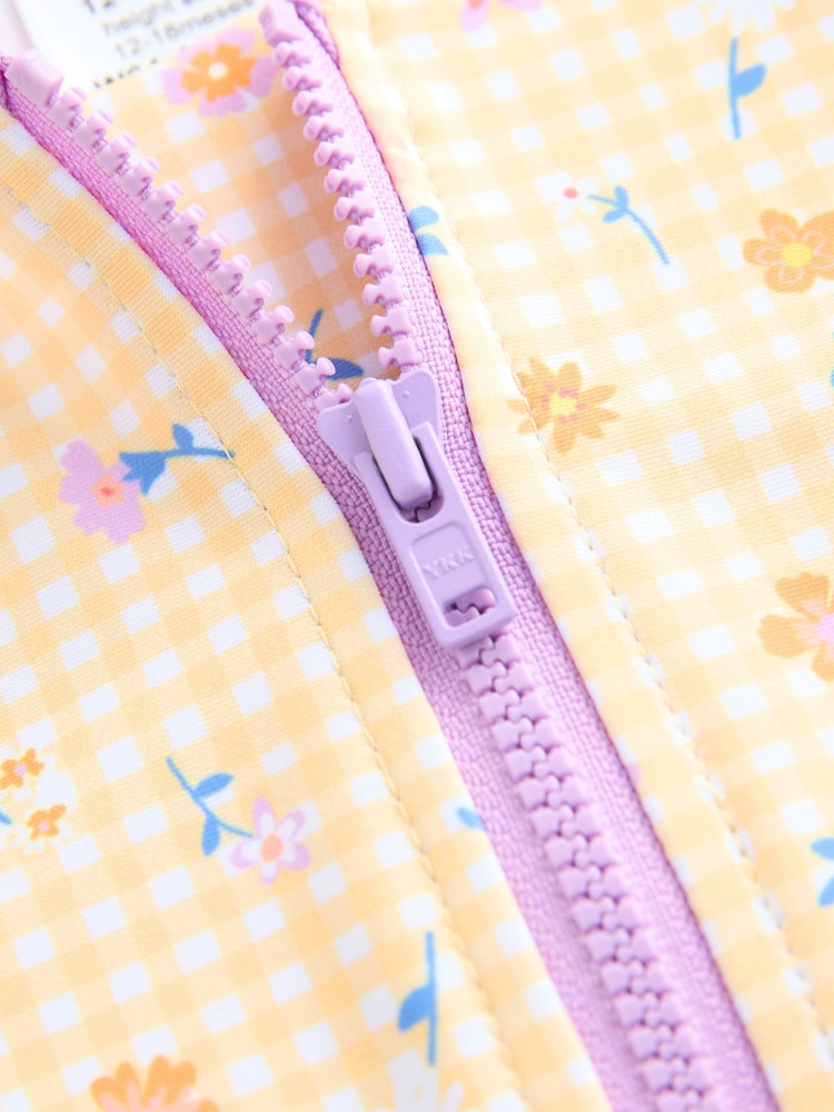 Yellow Gingham Ditsy Sunsafe Swimsuit (3mths-10yrs) | Next US