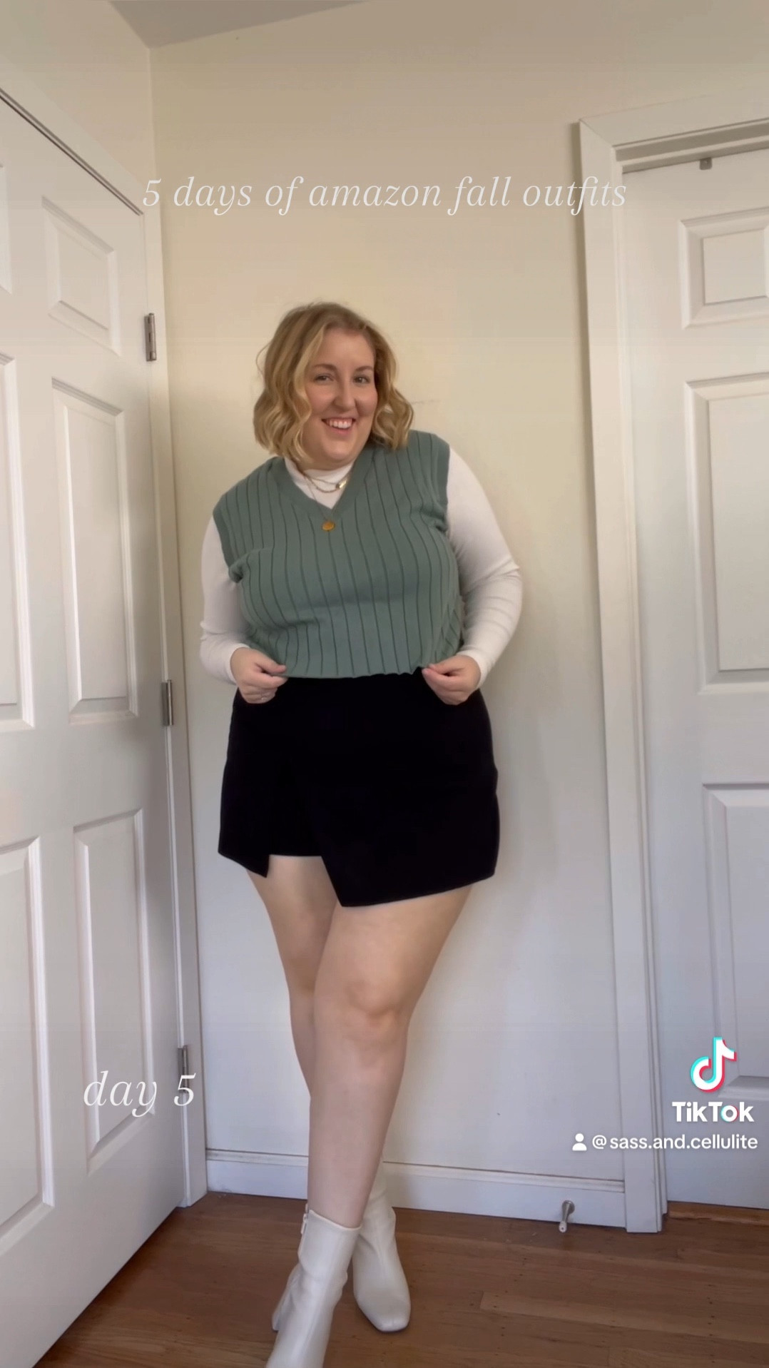 Day 5 of plus size amazon fall outfits! Very into preppy style this fall😍🖤 wearing XXL in the skort, XL in the vest  

#LTKplussize #LTKstyletip #LTKSeasonal