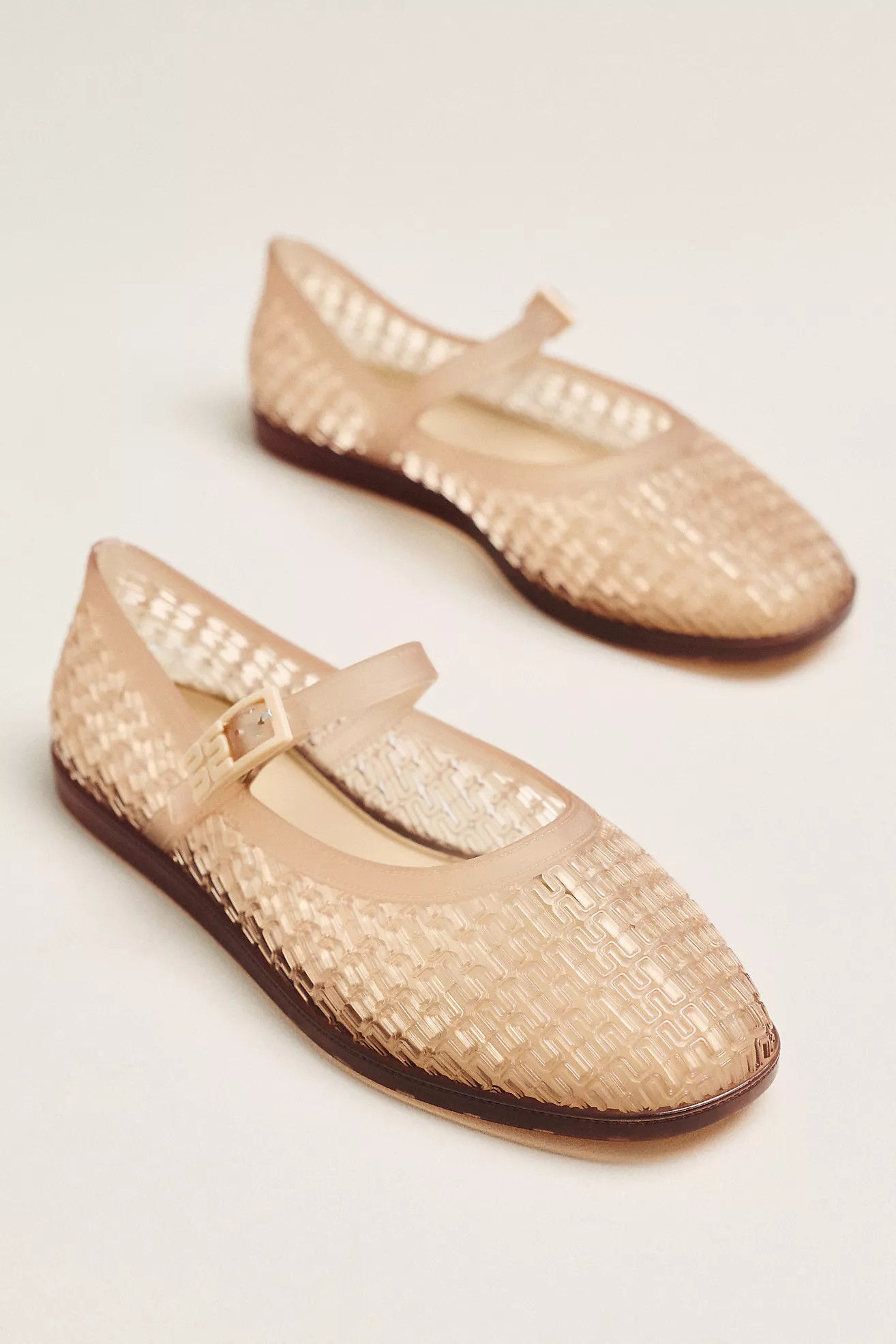 Melissa Harper Jelly Mary Jane Flats | Anthropologie (US)