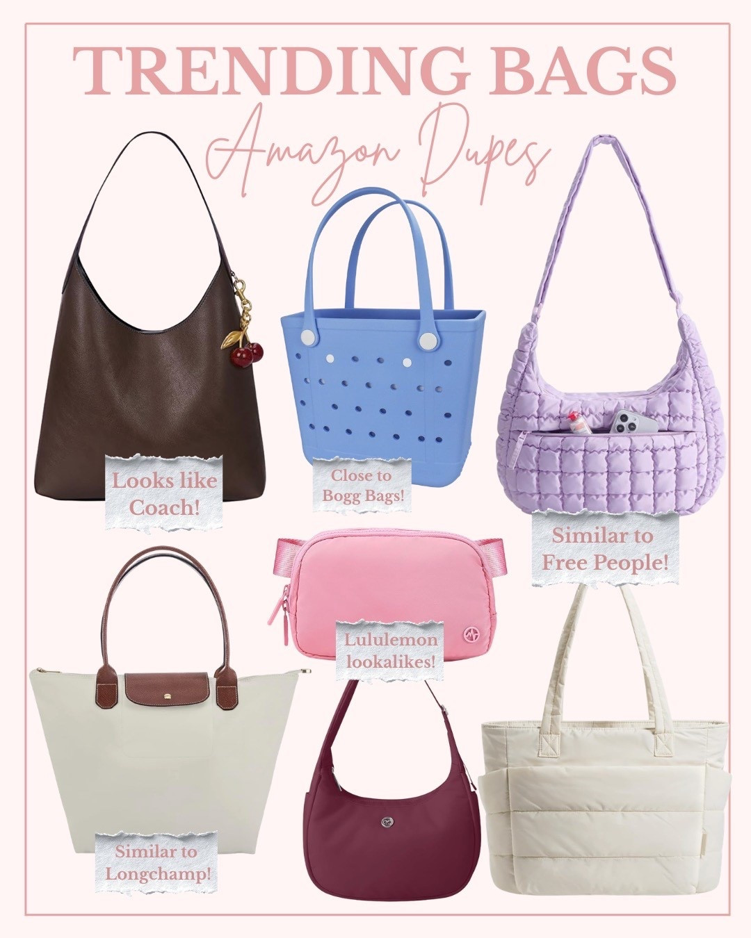 Amazon is the place to find trending bag dupes! Tap to shop! 👜✨

#LTKmomlife #LTKootd #LTKdayinmylife