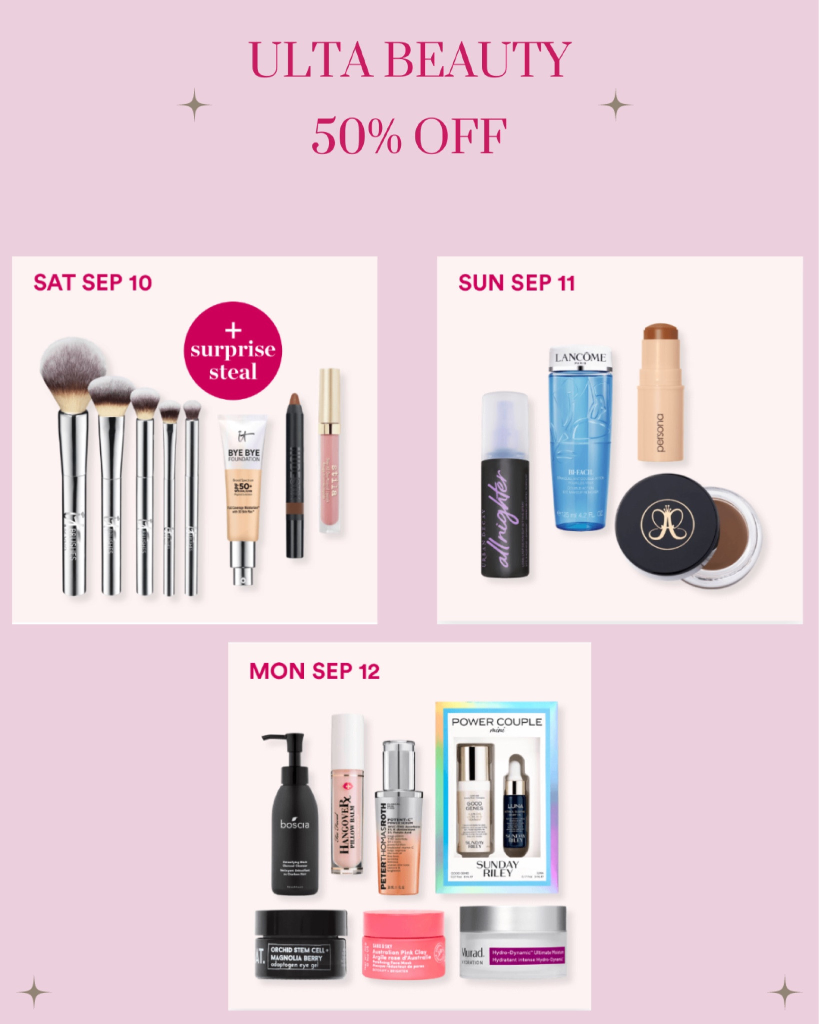 Ulta 21 days of beauty sale discount
50% of must haves
.
.
.

#ulta
#sephora
#ultabeauty
#ultasale
#makeup
#makeupsale
#makeupmusthaves
#makeupessentials
#skincare
#skincaremusthave
#skincareguru
#skincareroutine
#skincareessentials
#beauty
#skincareroutine 
#skincareproducts 
#skincaretips
 #skin
#glowingskin
#healthyskin 
#selfcare 
#antiaging 
#naturalskincare 
#skincareaddict 
#acne 
#facial 
#serum 
#cosmetics 
#beautytips 
#clearskin
#sale
#discount

#LTKbeauty #LTKunder100 #LTKSale