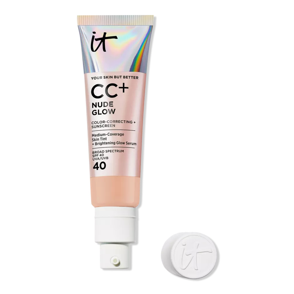 CC+ Nude Glow Lightweight Foundation + Glow Serum with SPF 40 | Ulta