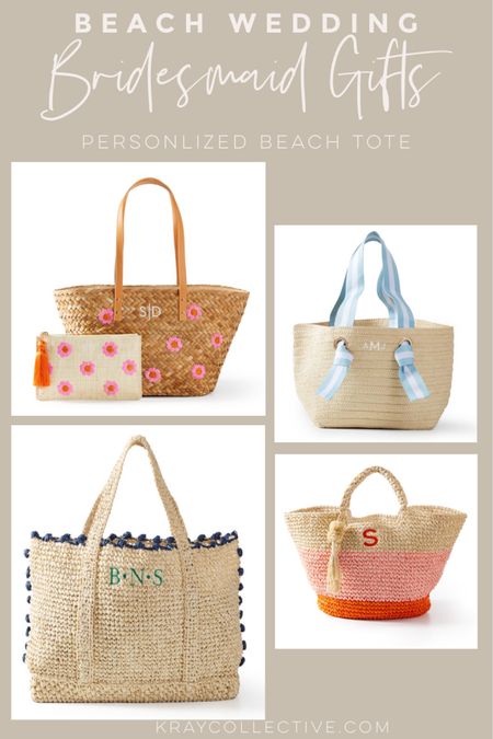 Looking for bridesmaid gifts and you’re having a beach wedding?  These four monogrammed beach totes would be absolutely perfect.  I think bags are my favorite thank you gift. 

Bridesmaid gifts | gifts for her | gifts for mom | beach totes | personalized gifts | wedding gifts |  totes | monogram bags | Monogram straw totes | mother’s Day

#bridesmaidgifts #giftsforher #giftsformom #monogrambags #beachbags

#LTKitbag #LTKwedding #LTKGiftGuide