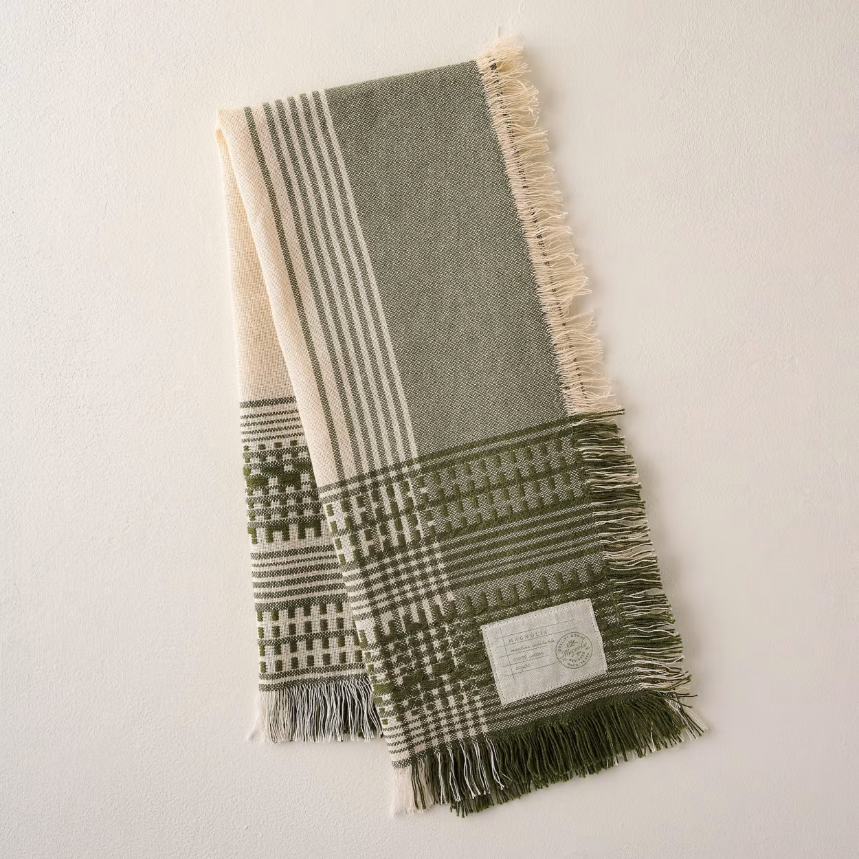 Magnolia Chive Makers Mark Tea Towel | Magnolia