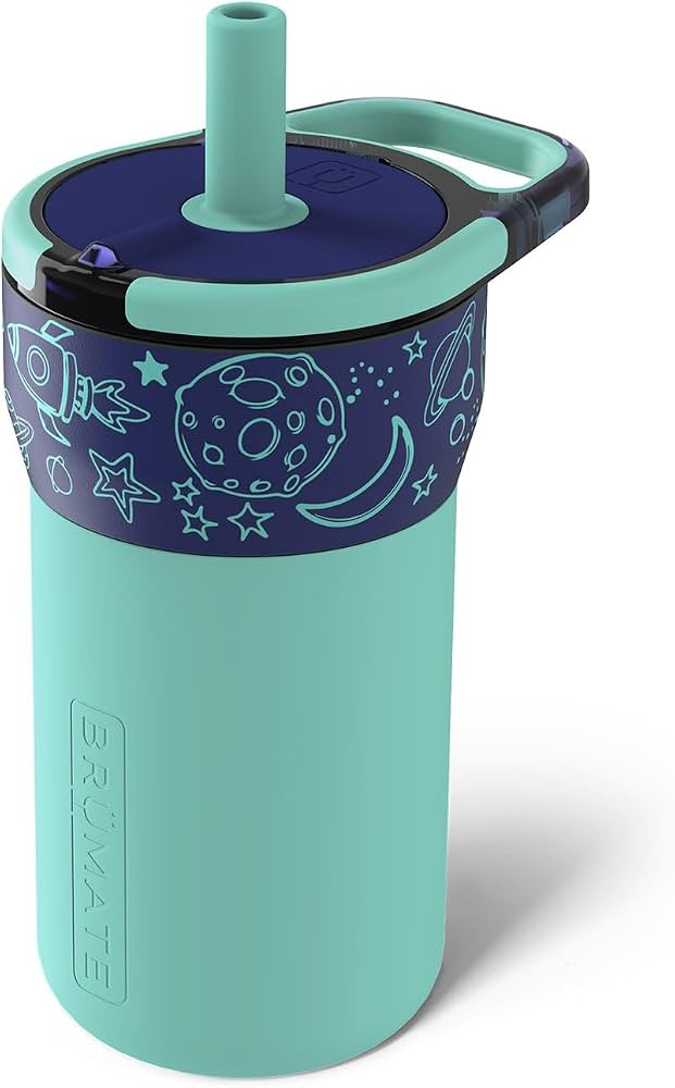 BrüMate Leap 12oz 100% Leakproof Kids Tumbler with Handle and Silicone Soft Straw | Drop Resista... | Amazon (US)
