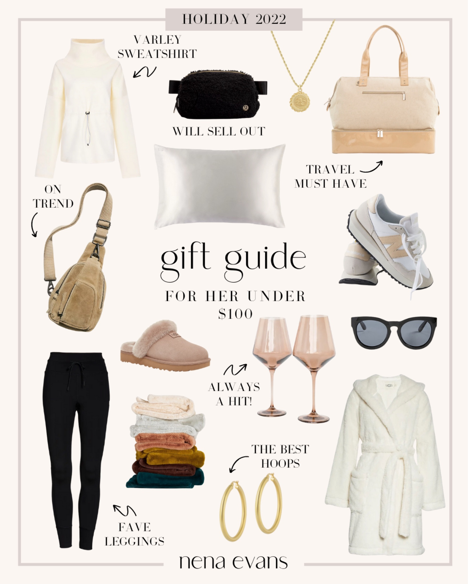 Gifts for her under $100! Code NENA20 to save on my favorite gold hoops! 










Nena Evans Favorites
Nena Evans Gift Guide
Gift guide for her
Gift ideas for her 
Gifts under $100
Unique gifts under $100
Cozy gifts
Lounge gifts
Athleisure 
Travel duffle
Colored wine glasses 
Ugg Slippers

#LTKHoliday #LTKGiftGuide #LTKunder100