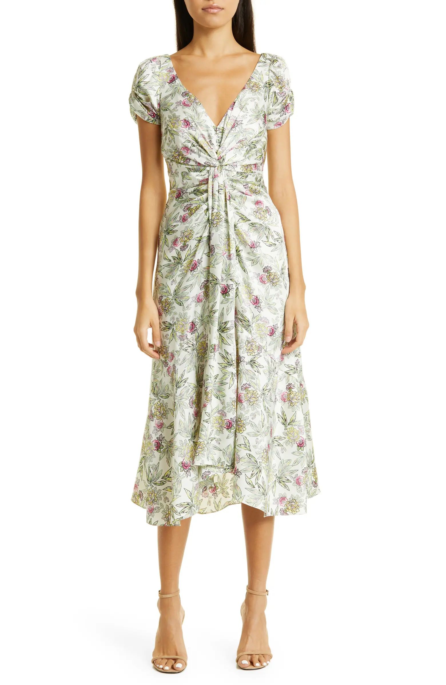 Walker Floral Ruched Dress | Nordstrom