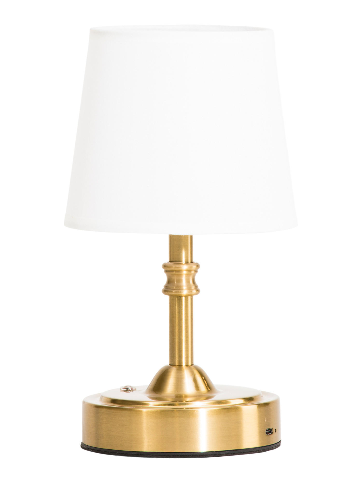 10in Smooth Fabric Shade Rechargeable Lamp | TJ Maxx