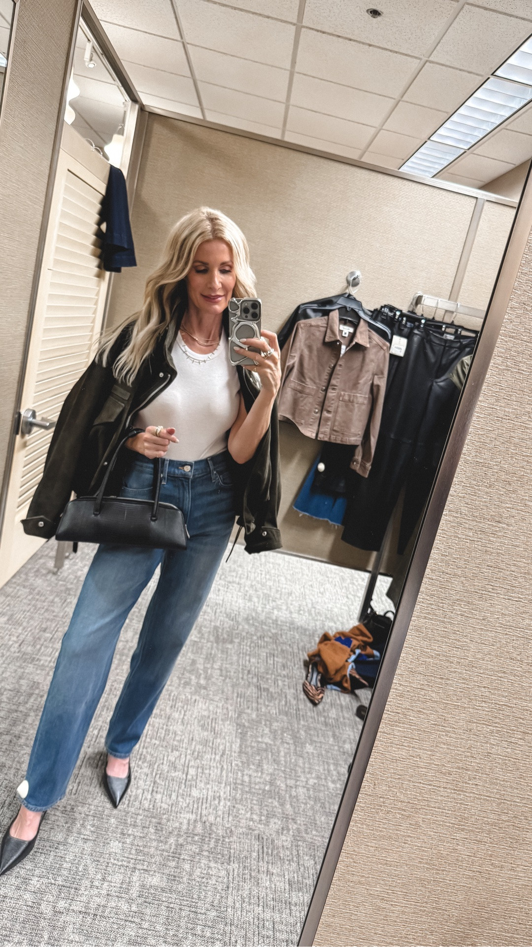 I tried on 25+ pairs of jeans from the Nordstrom Anniversary Sale, and these were my top 5 favorites! 👖✨

1. Madewell Darted Barrel Jeans – High-waisted with a cropped ankle length and a subtle barrel silhouette that’s incredibly flattering. I also love the gorgeous tan denim shade.

2. Pistola Faded Black Straight-Leg Jeans – A high-waisted, ankle-length straight leg in the perfect faded black wash. These are so chic and show off your favorite heels beautifully.

3. Pistola Slim Bootcut Jeans – High-waisted, slimming, and guaranteed to give you legs for days! Such a flattering everyday jean.

4. Paige Wide-Leg Jeans – A gorgeous high-waisted wide-leg style in a versatile dark wash you’ll wear on repeat all fall and winter.

5. Veronica Beard Slim Barrel Jeans – My absolute favorites! They’re unbelievably soft, super comfortable, and the high waist with the tapered ankle makes them incredibly flattering.

✨ All of the denim runs true to size. I’m wearing a size 24 in every pair.

These are all part of the Nordstrom Anniversary Sale, and the best styles always sell out quickly. If you have your eye on a pair, don’t wait—add them to your cart before they’re gone!

#LTKootd #LTKOver40 #LTKSaleAlert