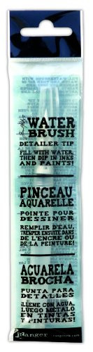 Ranger TIP33080 Tim Holtz Water Brush With Fine Detailer Nib, 6-Inch | Amazon (US)