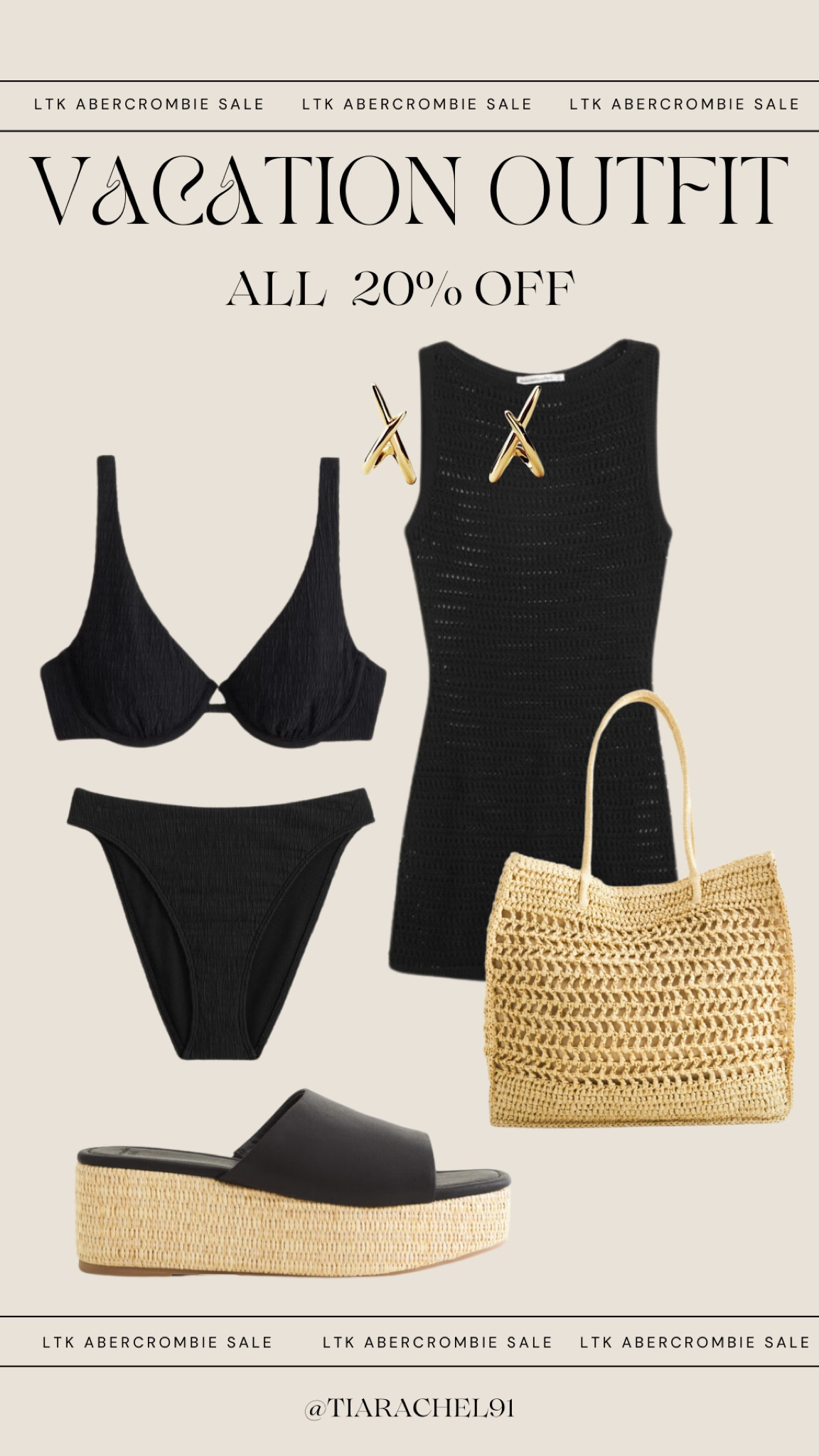 Abercrombie swimsuits and coverups 20% off with “AFLTK” perfect for those upcoming vacations! 

#LTKitbag #LTKSpringSale #LTKswim