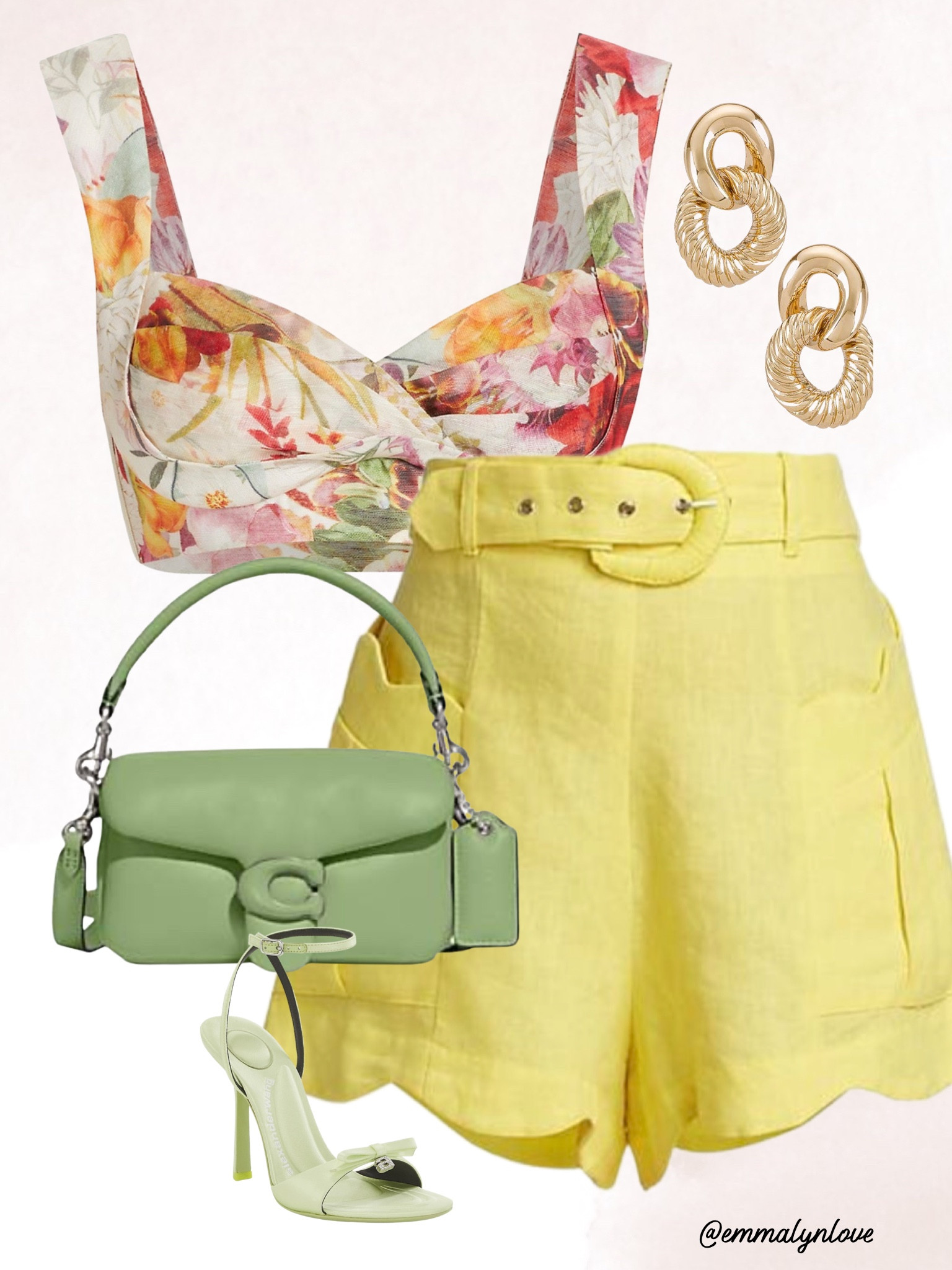 Cute summer outfit. Styling shorts for summer, Farm Rio, summer style, vacation outfit, shorts, and heels. 

#LTKFind #LTKstyletip #LTKSeasonal