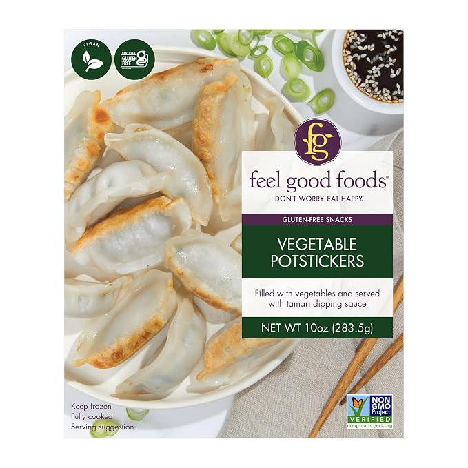 Feel Good Foods Potstickers Vegetable Box, 10 Oz | Amazon (US)