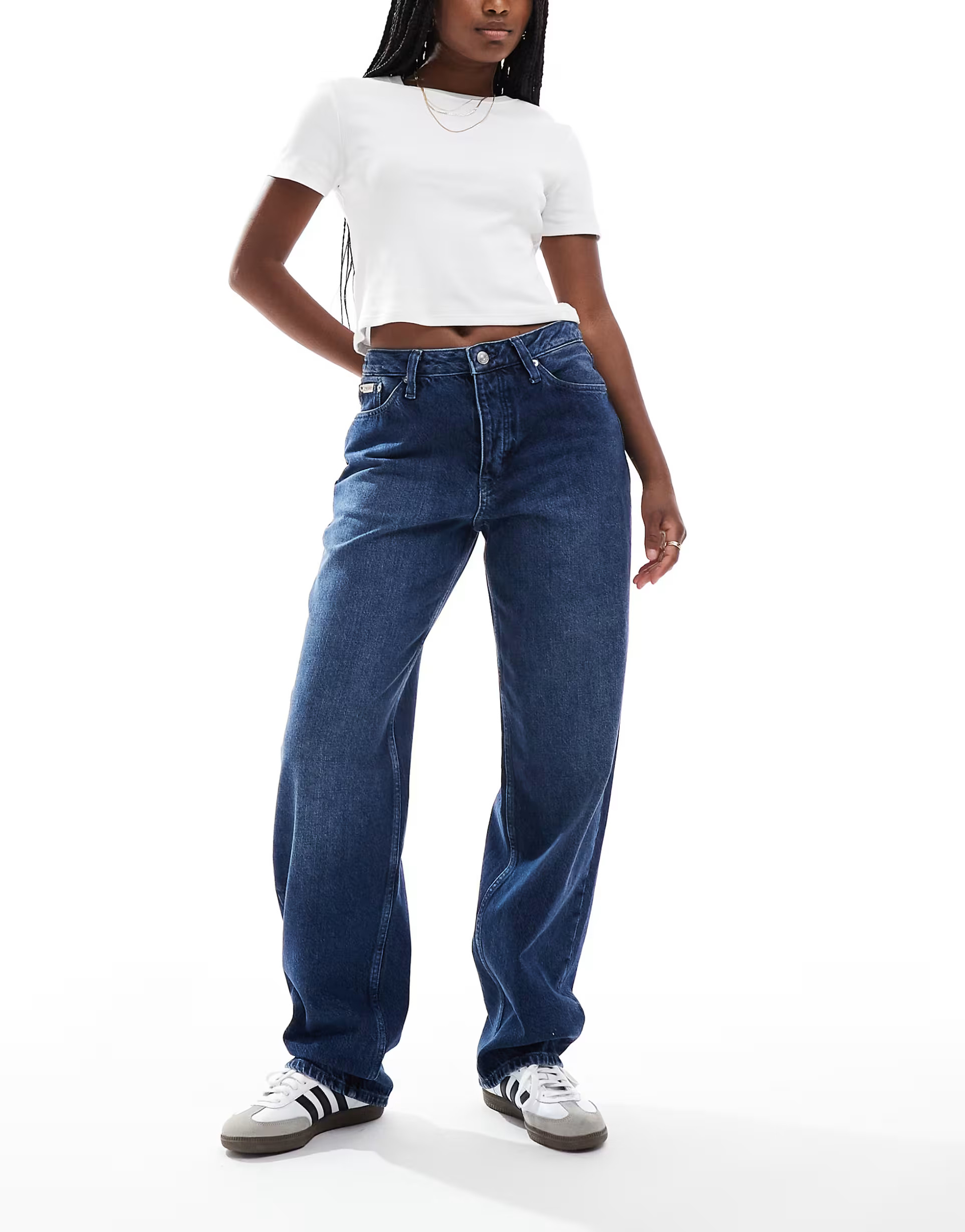 Calvin Klein Jeans 90s loose jeans in mid blue wash - ASOS Exclusive | ASOS (Global)