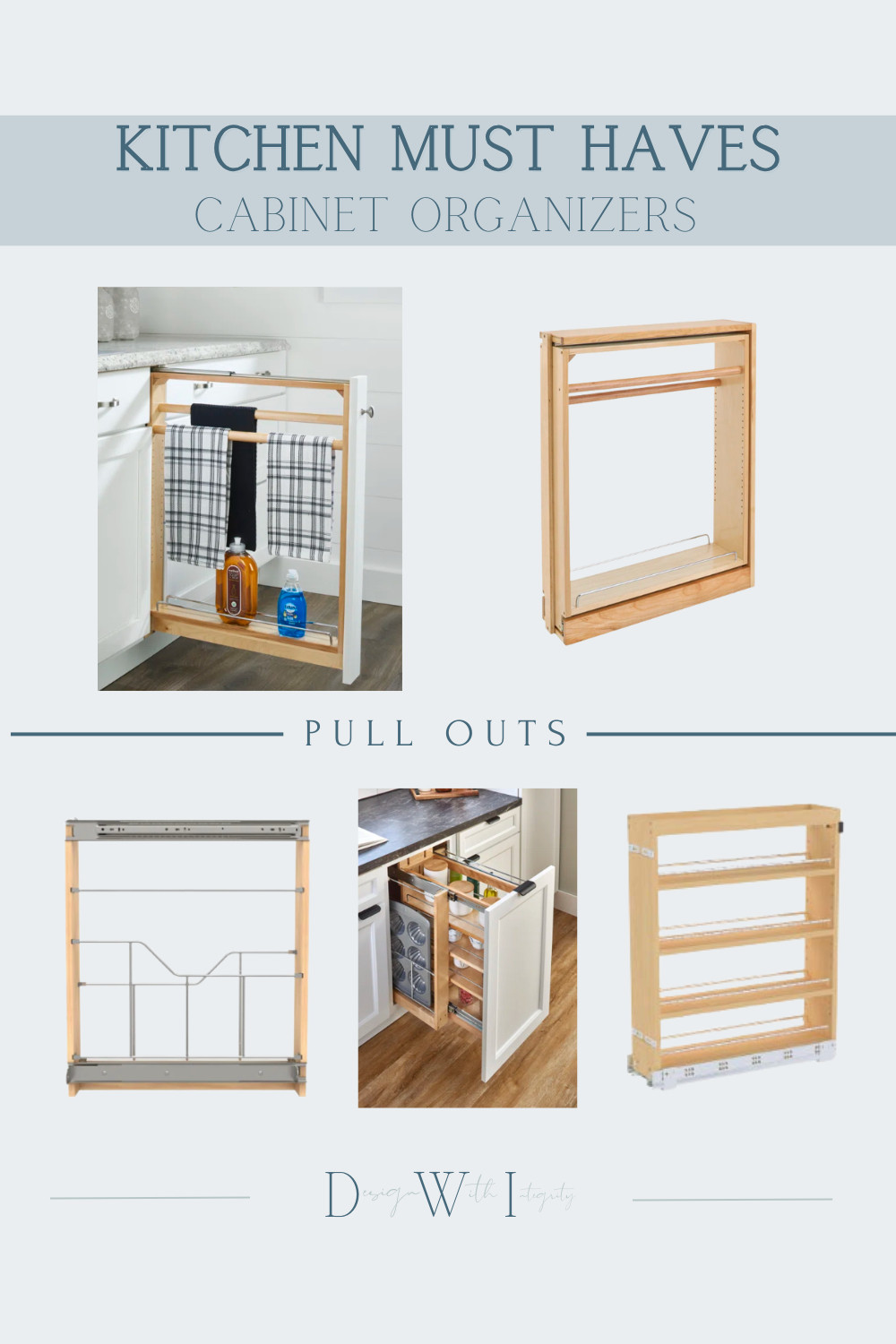 A kitchen functions best when everything has a place—and cabinet pull-outs are one of the most effective ways to create that kind of daily ease. These organizers bring your most-used items forward, keeping towels, cleaning supplies, pantry goods, and cooking essentials neatly stored and effortlessly accessible. No digging, no clutter—just smooth organization built into your cabinetry.

Whether you're planning a remodel or simply looking to elevate the flow of your existing kitchen, these pull-outs are thoughtful upgrades that support both beauty and efficiency in the heart of the home.

Shop the post to explore these cabinet organizer options and bring elevated function to your kitchen.

#kitchenorganization #cabinetorganizers #kitchendesign #organizedhome #ltkhome 

 #LTKHome