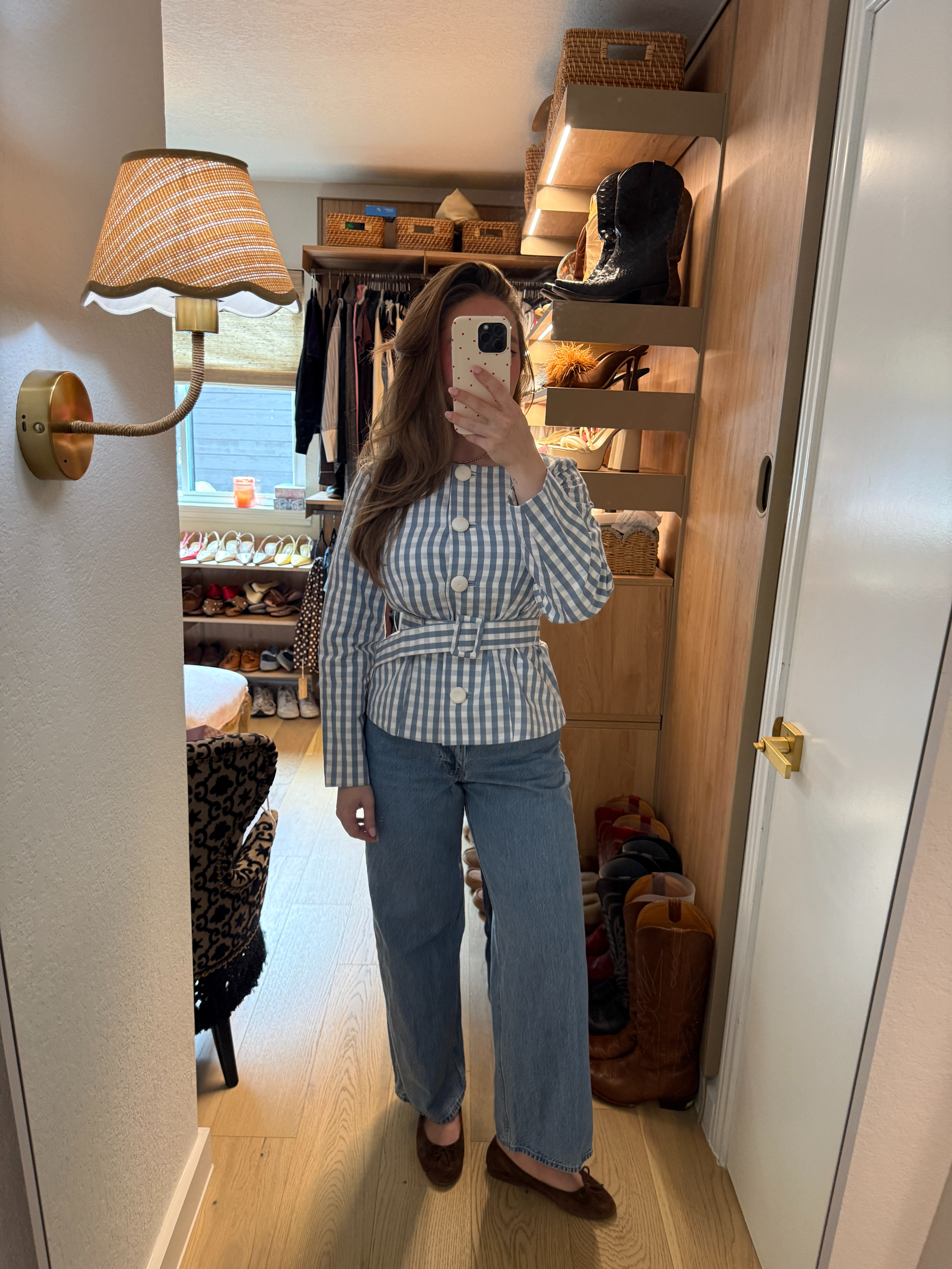 Spring ootd! 🤍 My Posse Heidi jacket is not available yet online, but sharing it in white! 

 #LTKgrwm #LTKootd