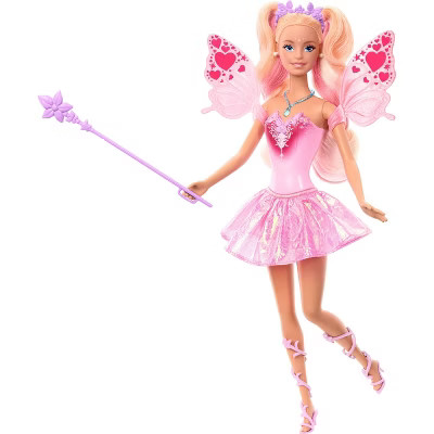 Barbie Fantasy Fairy 11" Doll with Color Change Wings and Outfit | Target