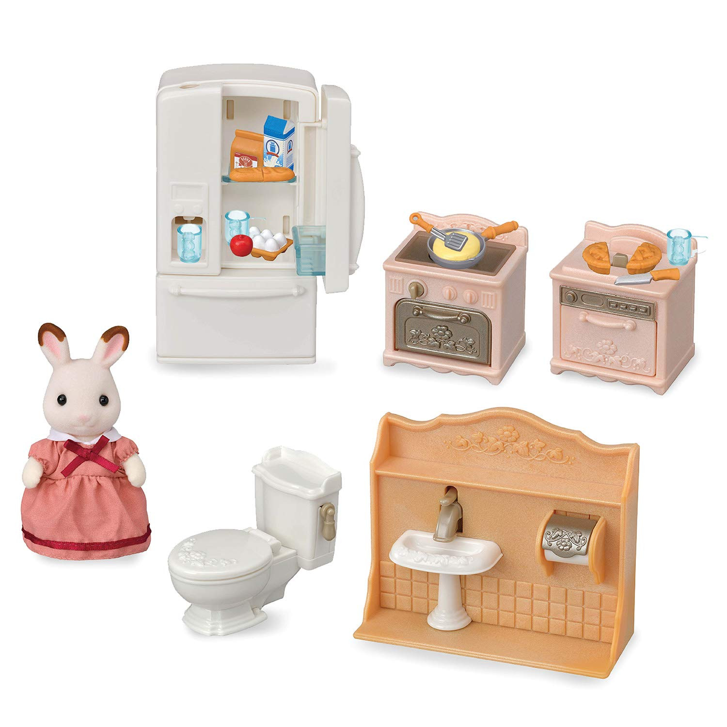 Calico Critters Playful Starter Furniture Set - Toy Dollhouse Furniture and Accessories Set with ... | Amazon (US)