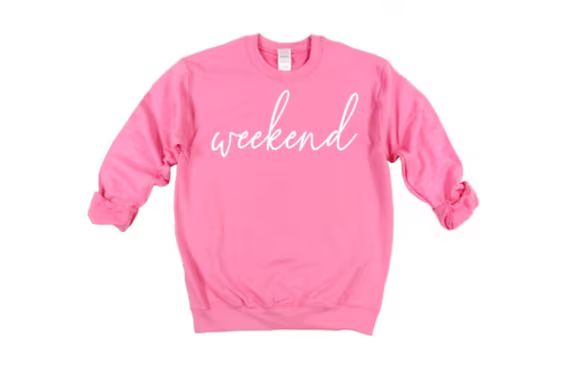 Weekend Sweatshirt  Comfy Sweatshirt  Girls Night  Leggings | Etsy | Etsy (US)